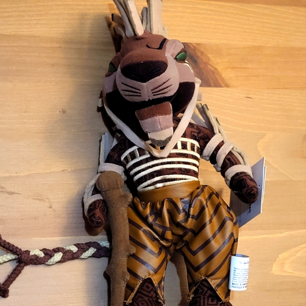 Walt Disney company Scar plush from the musical the lion king